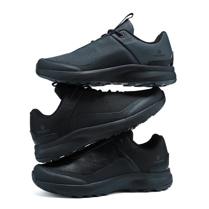 BAASPLOA Men Hiking Shoes Trekking Climbing Sneakers Non-slip Comfort Outdoor Resistant Walking Shoes Male Four Season