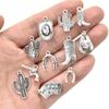 100g Western Cowboy Charm Set: Hat, Boots, Gun, Cactus & More DIY Alloy Jewelry Accessories