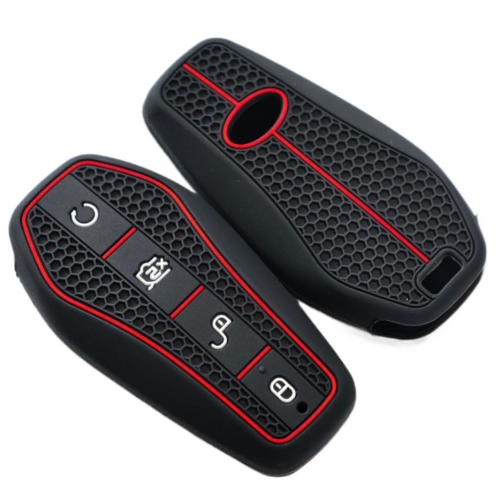 Silicone Car Key Case Cover Protector For Byd Han Ev Tang Dm/Qin Plus/Song Pro/Max/Yuan Dolphin E2 Auto Key Car Accessories