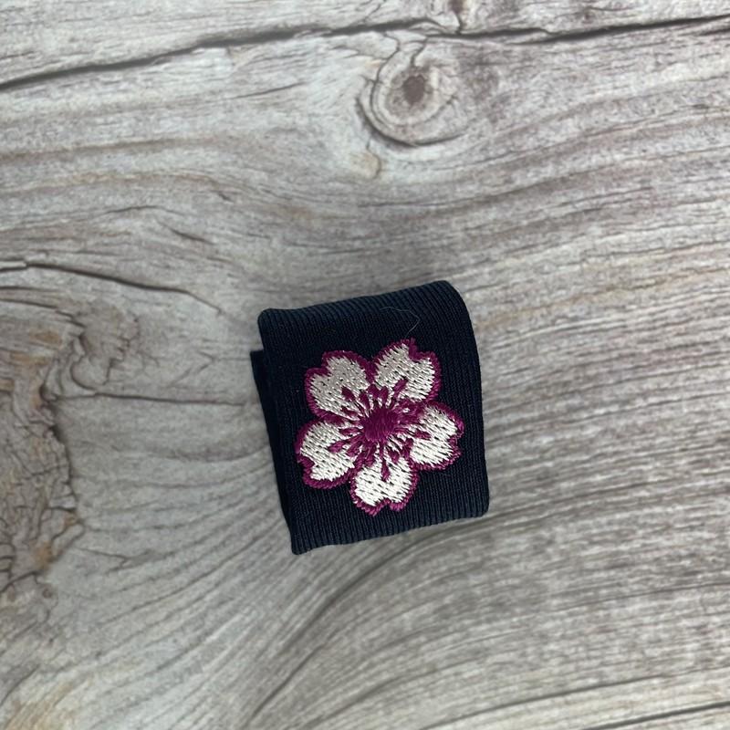 Childrens Triangular Scarf And Tie Buckle With Silk Material For School Uniform Details