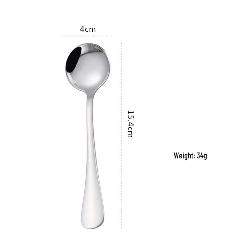 

Jinpai 410 Stainless Steel Round Spoons