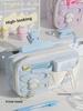 Soft Girl Pencil Case - Large Capacity, Gentle Lazy Style for Students