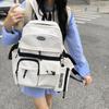 Large High School Casual Black [ZESU] Backpack, Korean, School, Capacity, Student, Women, Girls, Commuting, Students, Unisex, Lightweight, Rucksack,