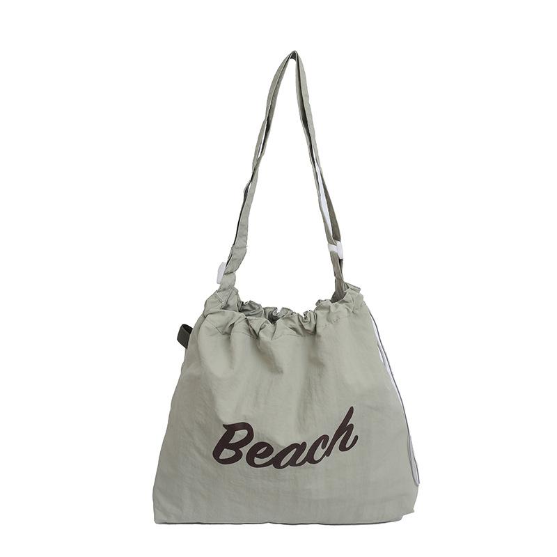 

Bag women s new letter-printed nylon shoulder versatile casual large-capacity portable tote bag lined 39*32*8cm