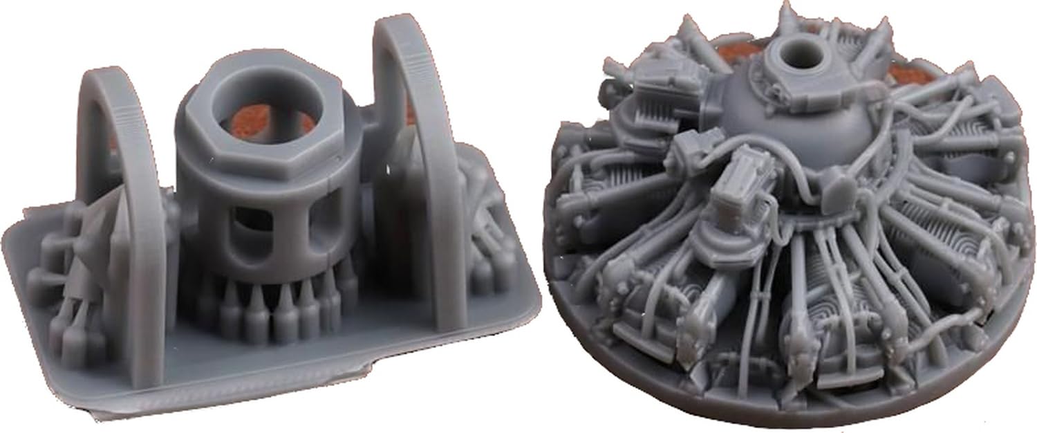 

SBS Model 1/72 F4F-4 Wildcat Engine & Exhaust Pipe Detail Set (for Arma Hobby) Plastic Model Parts SBM72091 (Airplane)