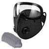 Breathable Dust Masks Dustproof Adjustable Respirator Mask Protective Cycling Facemask for Outdoor Commuting Dust Protection