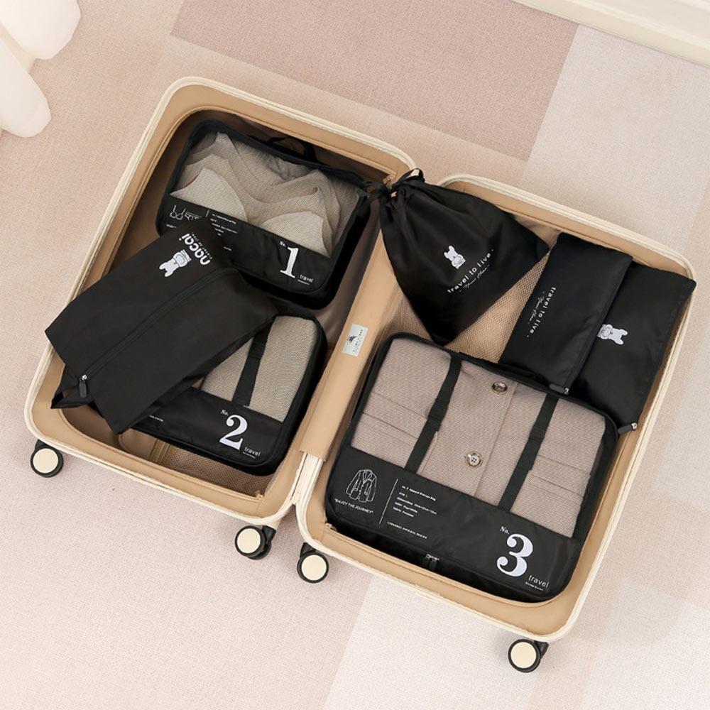 

Large Capacity Travel Storage Bag Set Three Piece Set Toiletry Cosmetic Bag Home