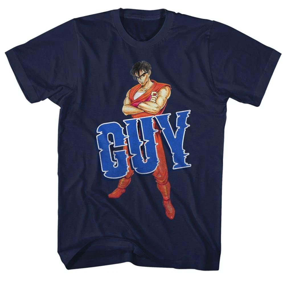 Final Fight Guy Navy Gaming Children s T-shirt 150