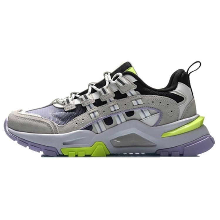 (WMNS) Li-Ning Reverses Grey Neon Yellow Women s AGCQ182-1 EU 35