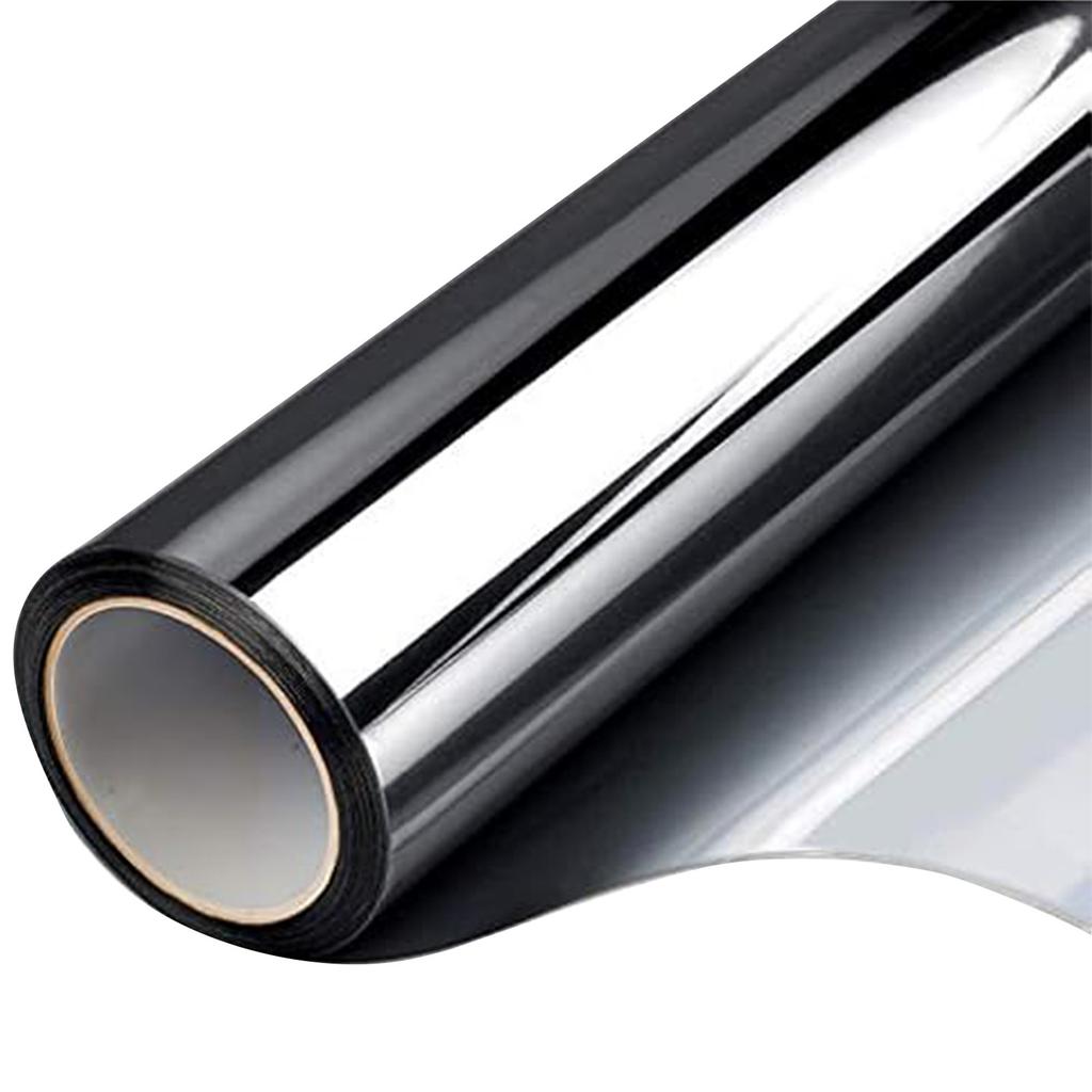 Window Privacy Film See Out Not In One Way Privacy Window Film Removable Window Tint For Home Reflective Static Cling Window Film Heat Blocking