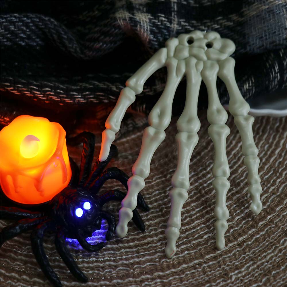 Plastic Halloween Skeleton Hands Realistic Spirit Claw Fake Skeleton Hands Halloween Themed Party