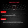 Black Hexagonal Handle 90° Woodworking Chamfering Tool Set - 3 Titanium-plated, 5-blade Hole Expansion Pieces