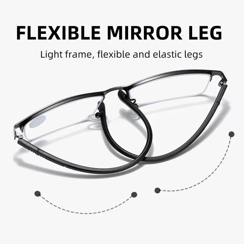 Women's 2022 Anti-Blue Light Retro Korean Reading Glasses - Unisex Design for Business and Seniors