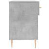 Shoe Bench Concrete Grey 102 X 35 X 55 Cm Particleboard