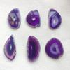 Natural Agate Geode Polished Irregular Crystal Slice Stone With Hole DIY Pendant Mineral Home Decoration Healing Crystal
