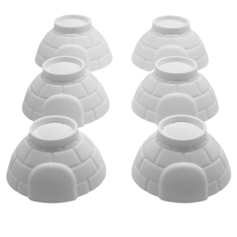 M-1Pc 6-Cavity Igloo Silicone Baking Mold Reusable Kitchen Tool for Mousses Ice Cream Cake Pastry Making