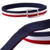 Belt Braided Elastic Belt Men'S Belt Simple Pin Buckle Color Matching Men'S Belt