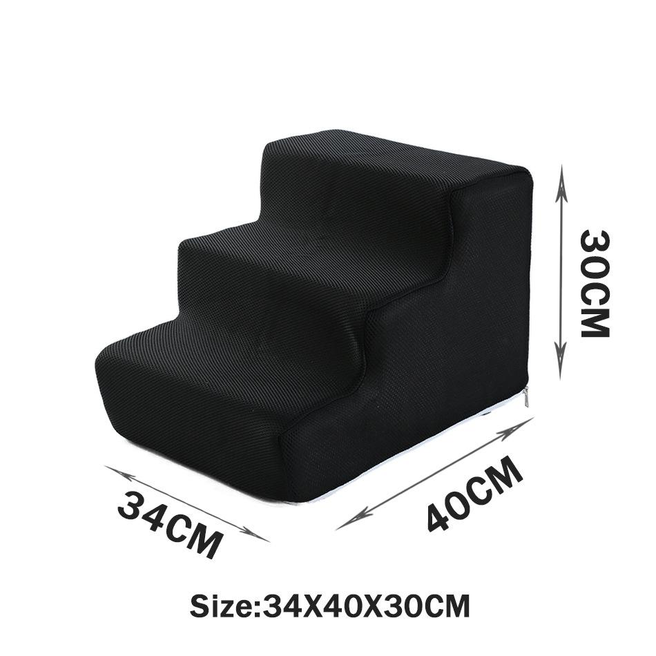 Folding Pet Stairs for Small Dogs & Cats Portable Pet Steps for Sofa & High Bed Access | Lightweight Step Ladder for Senior Dogs