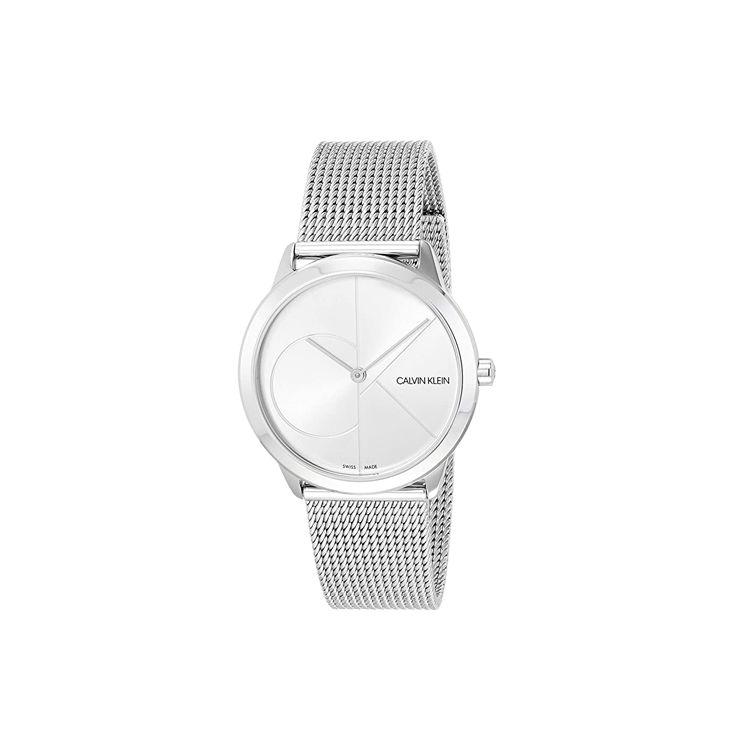 

Calvin Klein Ck Quartz Minimalist Series Watch Quartz Movement Stainless Steel Strap Silver Dial Unisex watches K3M2212Z Regular Watch Box,Silver Dial