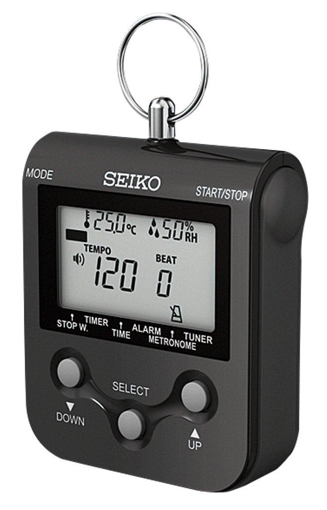 

Цифровой метроном SEIKO с шейным ремешком, черный DM90B