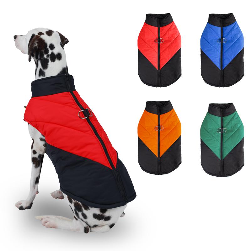 Newest Pet Down Jacket for Big Dogs Winter Warm Medium Large Dog Clothes Waterproof Bulldog Shepherds Greyhound Mascotas Coats