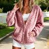 Women's Fashion Loose Fit Long Sleeve Button Front Cardigan Top