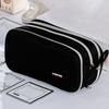 Large Capacity Pencil Case Zipper Design Stationery Organizer High Aesthetic Pen Bag  School Office