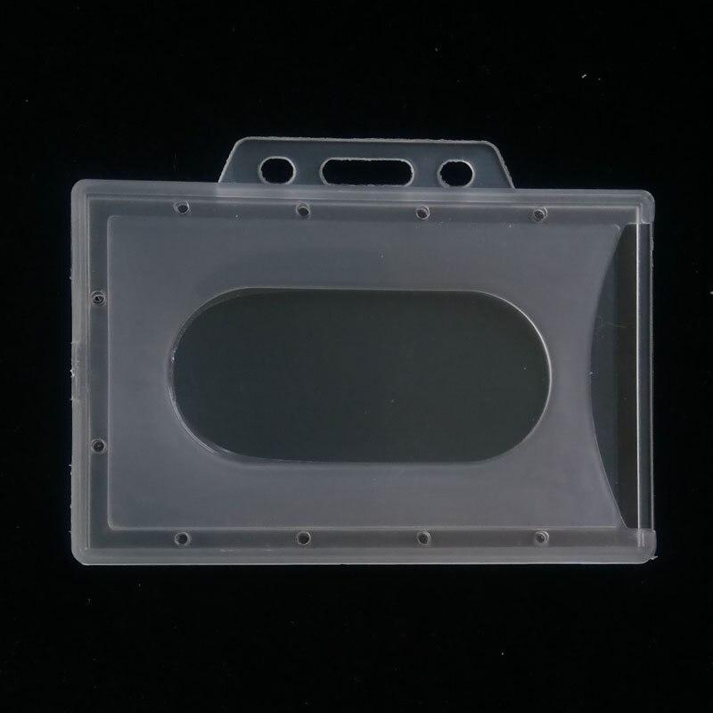 

2 шт., женский и мужской универсальный рабочий держатель для удостоверения личности, прозрачный держатель для карт, чехол для студенческого билета, закрытый пропуск, офисный значок