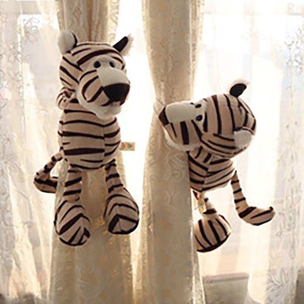 Plush Animal curtain lacing buckle Jungle Forest Animals Holdback Curtain Tieback Holder Hooks