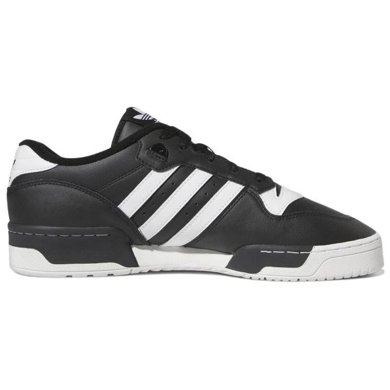 adidas Rivalry Low Black White Unisex Sneakers Core-Black Cloud-White FZ6327