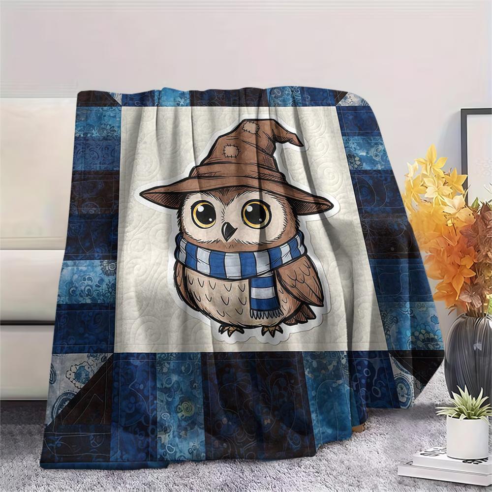 1 Peça Manta de Flanela com Estampa de Desenho Animado, Alta Qualidade Confortável para Todas as Estações, Decoração de Casa, Calor e Conforto, Perfeita para Presente de Natal Aniversário
