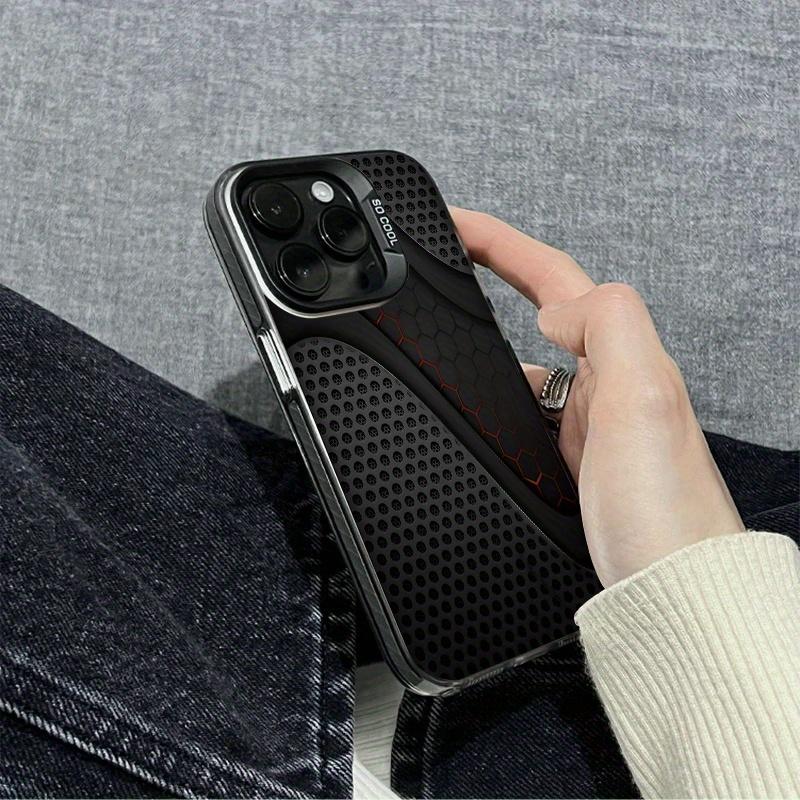 Elegant men's business splicing pattern Phone Case For iPhone 17 16e 16 15 14 13 12 11 mini Pro Max X XR 8 7 Air Plus Anti Fall