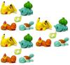 Adorable Pokemon Bulbasaur Squirtle Pikachu Figure Toy Set For Kids Gift Enthusiasts
