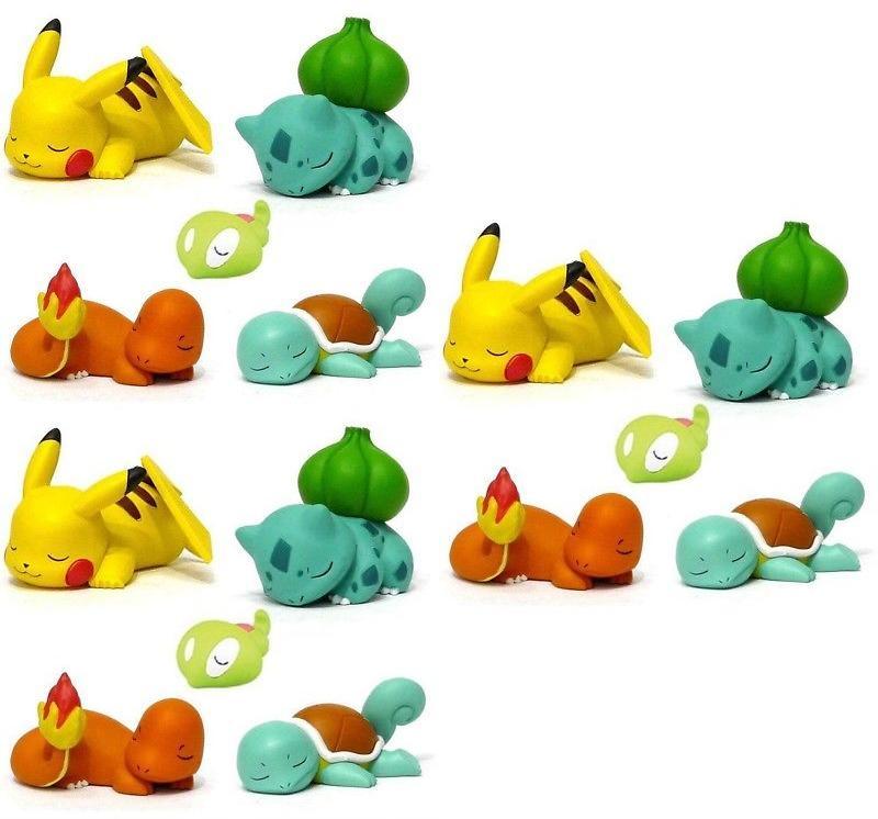 Adorable Pokemon Bulbasaur Squirtle Pikachu Figure Toy Set For Kids Gift Enthusiasts