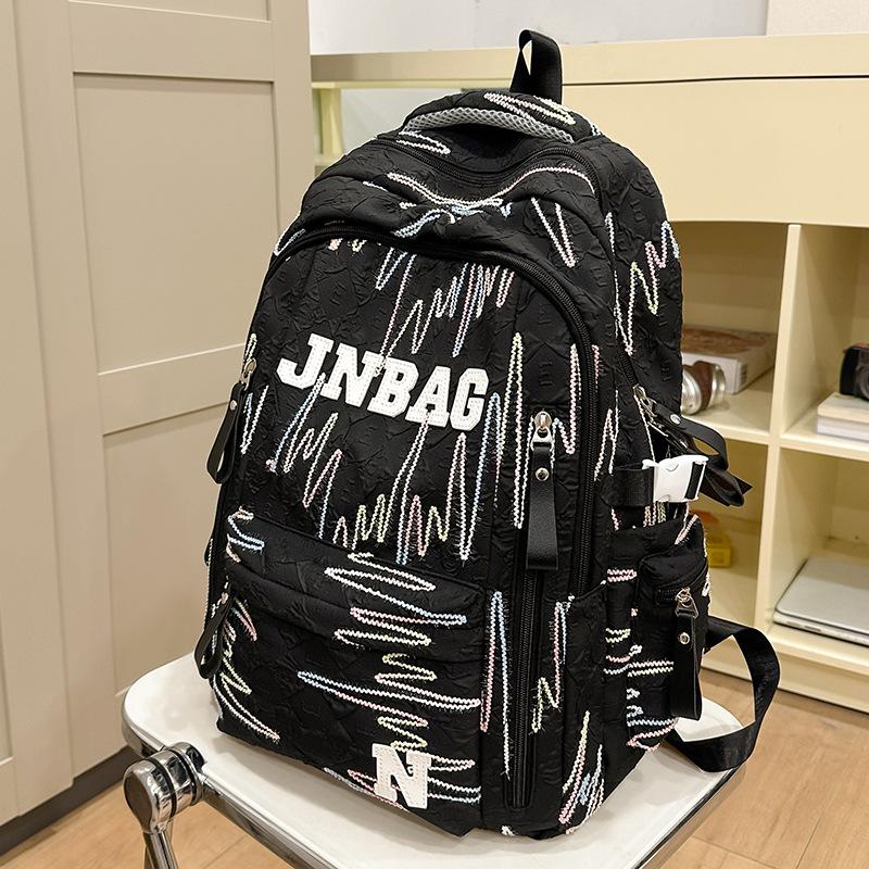 Schoolbags Children Elementary School Girls Junior High School Students High School Students Make up Lessons Bag Letters High Appearance