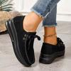 New Spring Single Shoes Women's Plus-size Platform Muffins and Casual Shoes