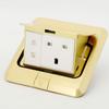 Gold Copper Universal Pop-up Floor Socket with Slow Rise