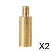 Universal Car Antenna Connector 6mm Male To 7mm Female , Gold, 2