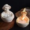 Halloweens Silicone Candle Mould With Witch Skull and Wizard Robe Designs for Crafting and Home Decoration