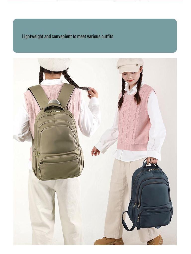 Clearance Anti-Theft Waterproof Backpack: Fashionable Oxford Cloth, Unisex, Large Capacity for Travel and Laptop
