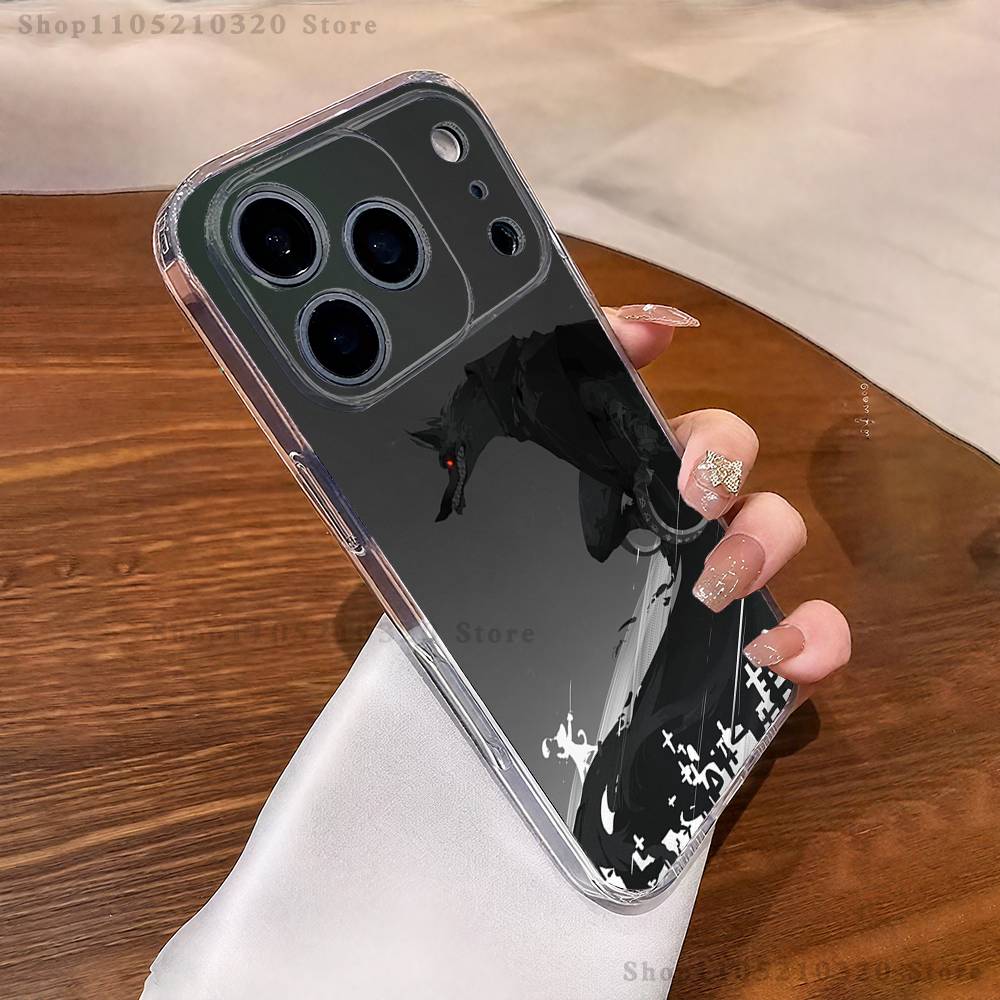 

cat Wolf boots cartoon Phone Case For iPhone 17,16,15,14,13,12,11 Pro,Max,Plus,XR,Mini,E Clear Full-coverage Soft Cover iPhone17