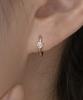 Loveenb [14K Gold] Basic 0.1 Carat Lab-Worn Diamond Ring Earrings