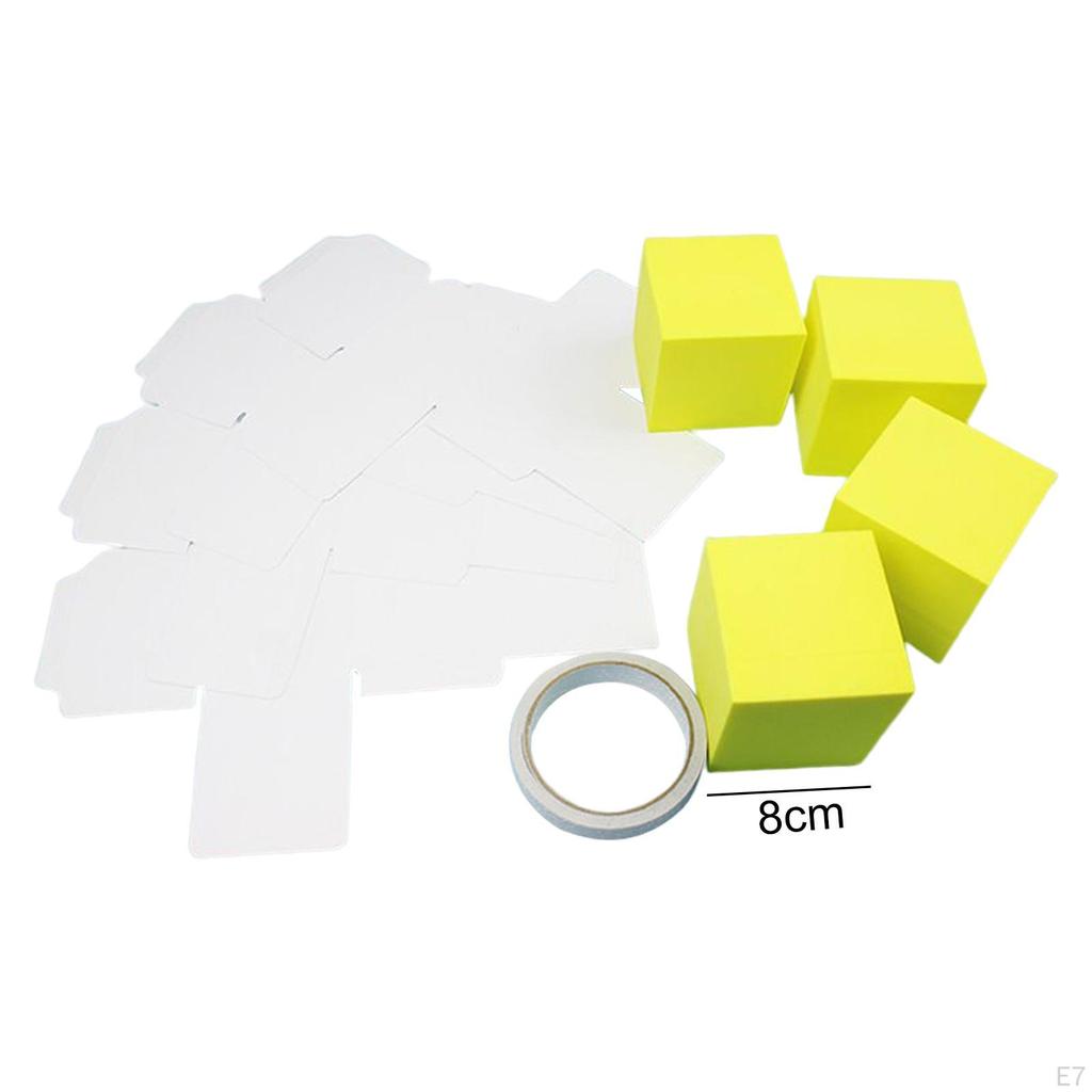 Foam Language Games Learning Toy Multicolor Sided Blank for Classroom Teaching Aids