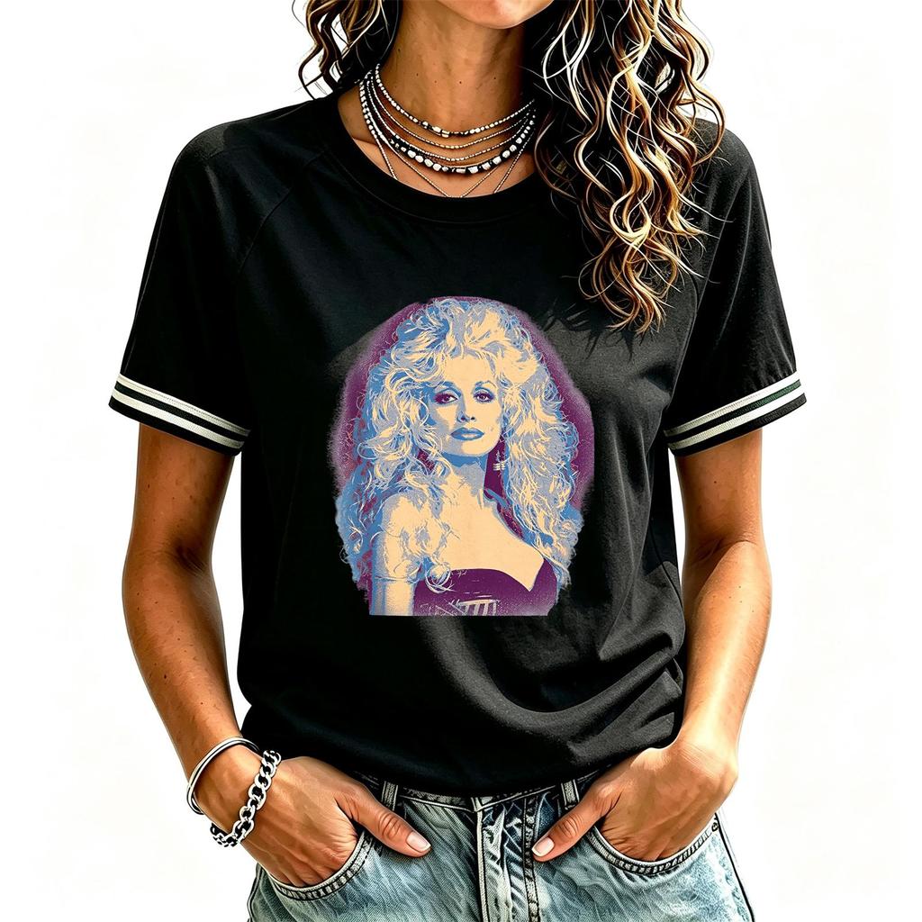 Women's Fashion Casual Short Sleeve Neck Printed T-Shirt