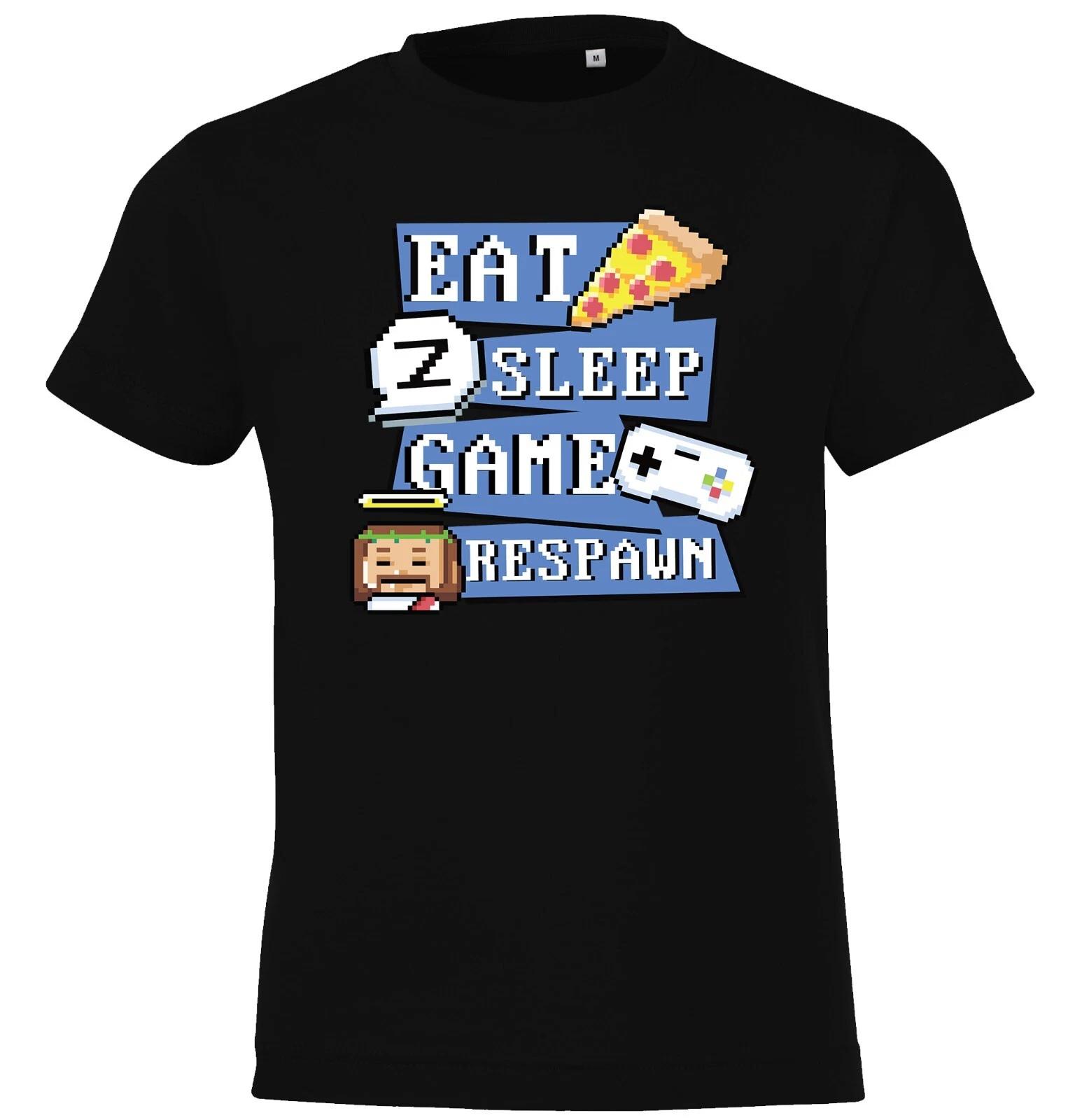 Youth Designz Kids kids boys T-Shirt Eat Game Respawn Gaming Controller Gamer Gamer Fun 160