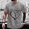 Men's Aesthetic Religious Christian T Shirt Jesus Bible Verse Print Men T-shirt Unisex Harajuku Casual Oversized T-Shirts Tops