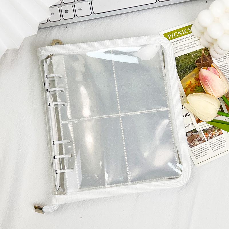 Large Capacity Polaroid Scrapbook Album: Ring Binder for Postcards, Small Cards, and Couple Photos
