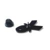 Friendly Blue Ribbon Brooch Pin Lightweight Secure Design For Casual Formal