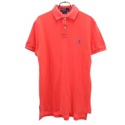 Polo by Ralph Lauren Short Sleeve Custom Fit Polo Shirt M Red Series Men's Used