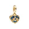 Heart Shaped Decoration Cubic Zirconia Pendant Women Pendant Gold 763072C01
